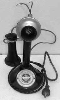 A 1920s vintage Western Electric candlestick phone