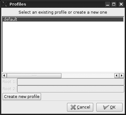 Select or create a Unison profile