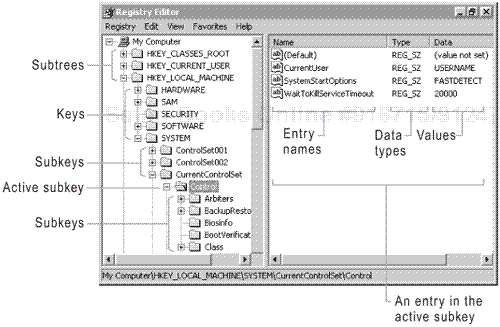 Registry Elements