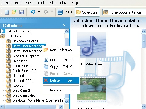 Deleting a collection is easy, but risky. Make sure you won’t want the collection for anything again before deleting it.