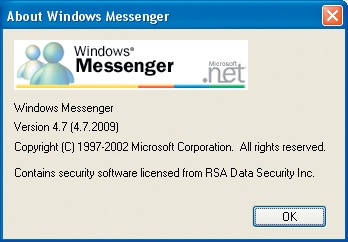 What version of Windows Messenger do you have?