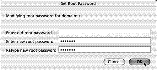 Change the root password.
