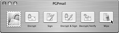 Use PGPmail’s Wipe to effectively erase files.