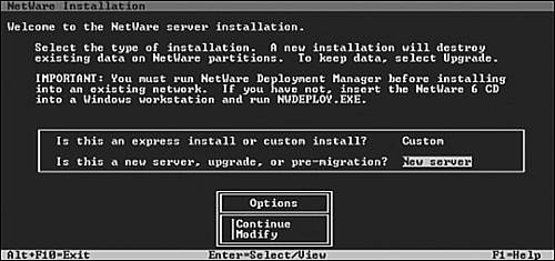 Step 3: Selecting the installation type and method.