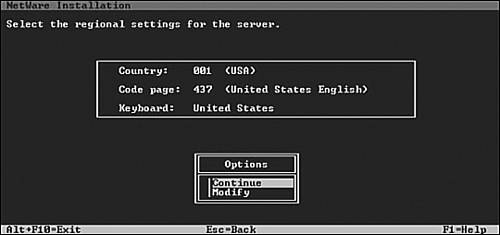 Step 5: Selecting regional settings.