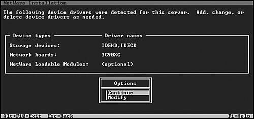 Step 8: Selecting a storage device and network board.