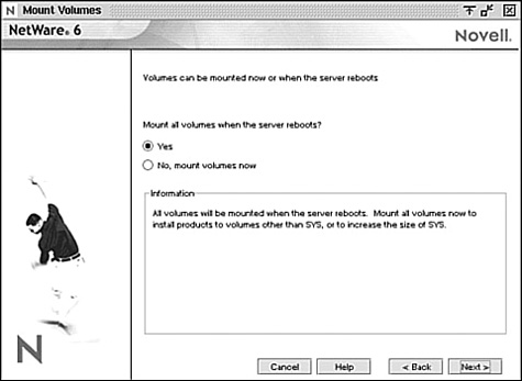 Mounting server volumes.