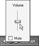 Quickly setting the master output volume.