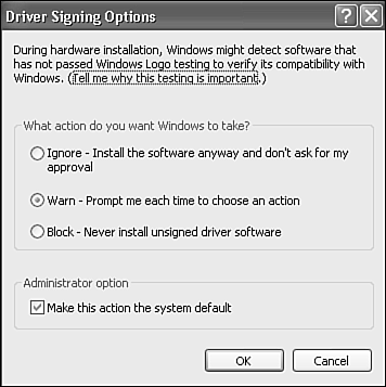 Setting the digital signature protection level for a machine can protect against the addition of bogus drivers and system files.