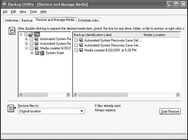 You can restore the Registry by restoring a System State backup.