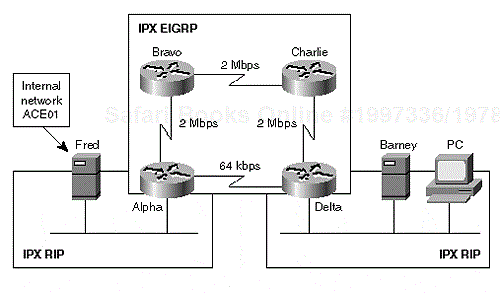 Figure 3-2. Running IPX RIP only on LAN interfaces