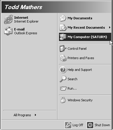 Customized My Computer text on a Windows 2003 Terminal Server.