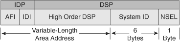 Integrated IS-IS NSAP Address Structure