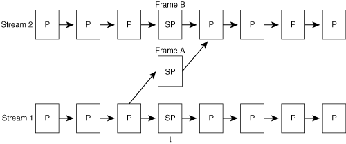 SP-Frames (Switching P)