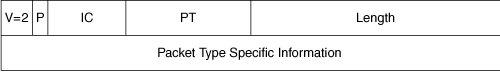 Fixed Part of RTCP Packet Format