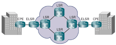 Label switch routers (LSR)—