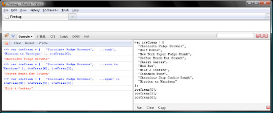 Creating an array and querying elements