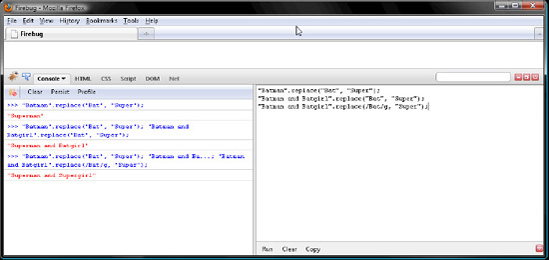 Replacing a substring with replace()