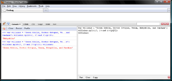 Where'd the array of substrings go?