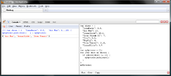 Enumerating members with a for in loop