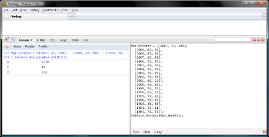 shift() removes and returns the first element in an array.