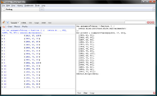 Shallow copying members from arguments to an array by borrowing slice().