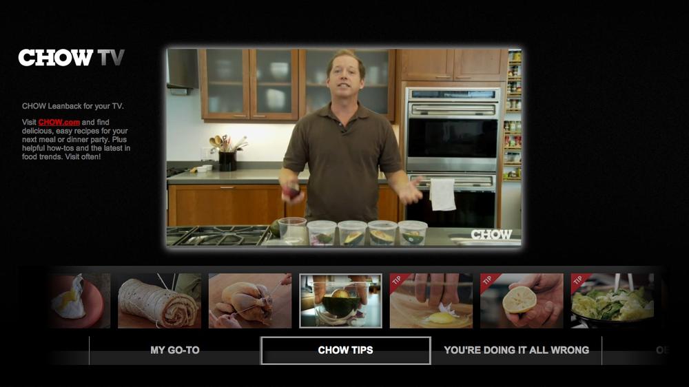 CHOW offers a variety of useful content, including a set of videos that tell users what not to do in the kitchen