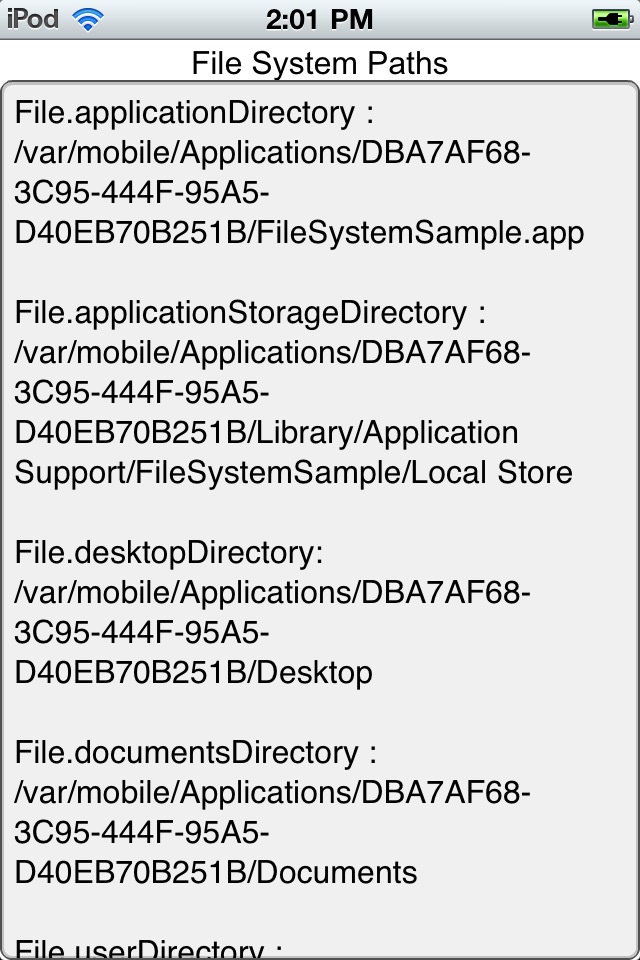 File System Paths