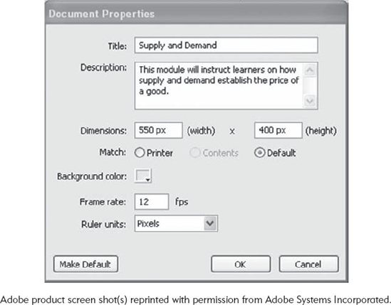 Set Document Properties