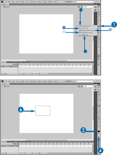 Draw a stroked shape