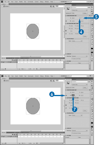 Set Instance Properties Using the Properties Panel