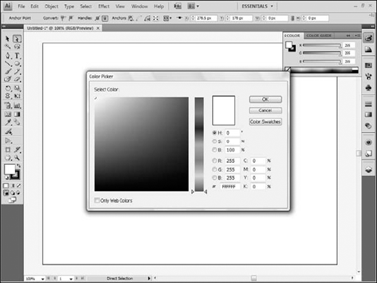 The Color Picker dialog box