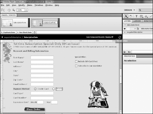 Creating a new state in a custom component