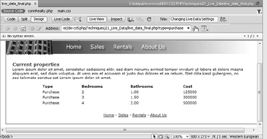 Changing HTTP Request Settings