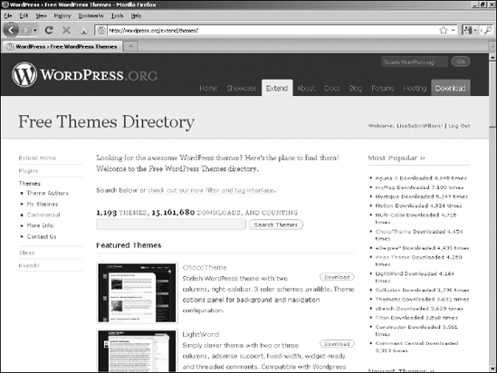 The WordPress Theme Directory.