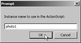 With classic tweens, Copy Motion as ActionScript 3.0 prompts for an instance name