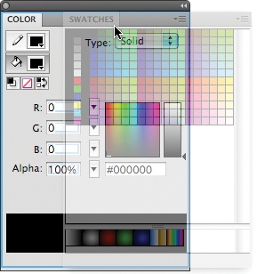 Dragging a panel to an existing panel group