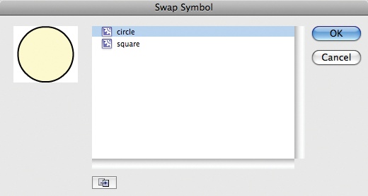 The Swap Symbol dialog shows available symbols to replace the original; the Duplicate Symbol button is located at the bottom of the dialog