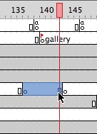 Selecting a frame span before pasting frames