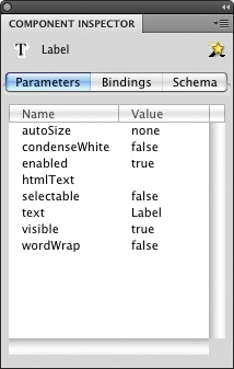 Configuring the Label component