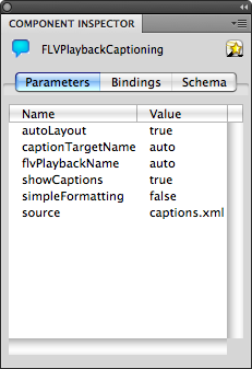 Configuring the FLVPlayback Captioning component