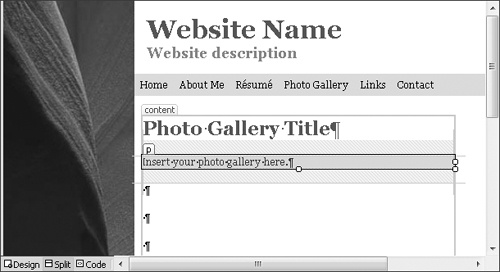 Importing Photoshop Files into a Web Site