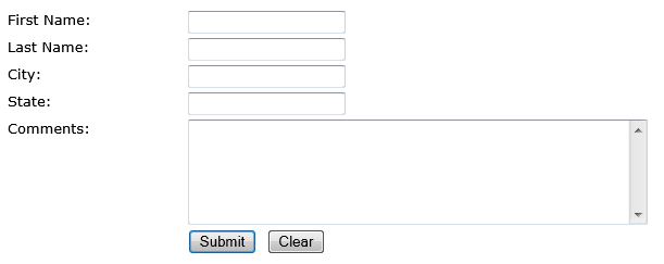 You can use a table to make the fields and labels align neatly.