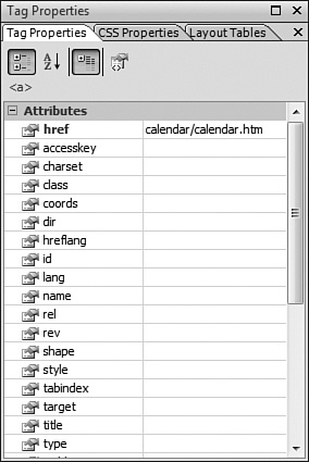 Tag properties are easy to examine and modify using the Tag Properties task pane.