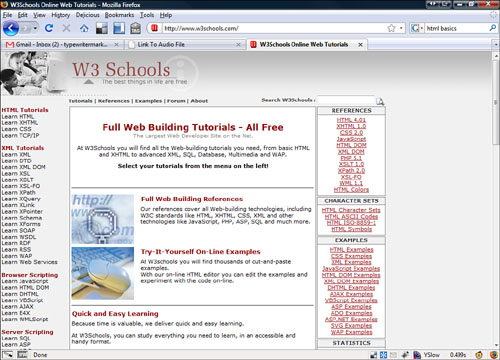 W3 Schools is one of the best HTML resources on the Net.