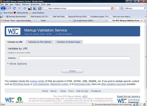 The W3C Markup Validation Service web page is a useful and free tool.