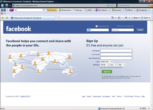 Facebook.com is a Content Management System.