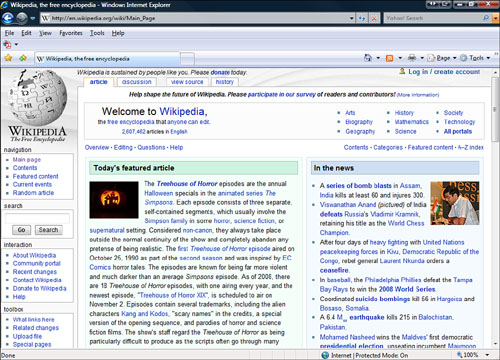 Wikipedia is the most famous wiki on the Internet.