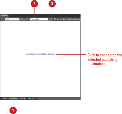 Connect to or Disconnect from a Remote Web Site