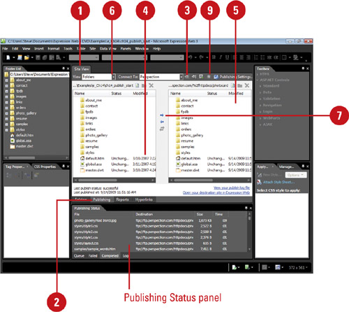 Publish a Web Site